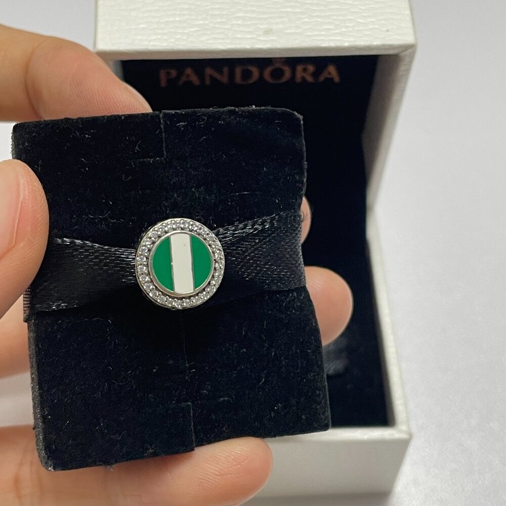 Pandora Nigeria Flag Exclusive Charm